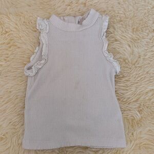 White high neck shirt